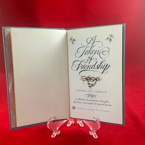 A Token of Friendship Hardcover Book - Blue Cover, Cream Pages